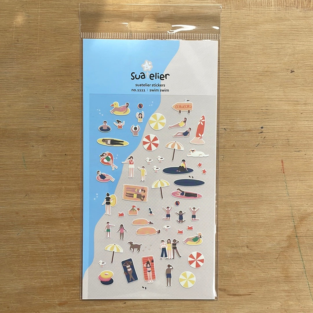 Suatelier - Swim Swim - Stickers-Sticker-DutchMills